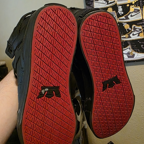 Supra Skytop 1 Red Carpet - Black High-Top Men's Sneakers - Picture 4 of 5